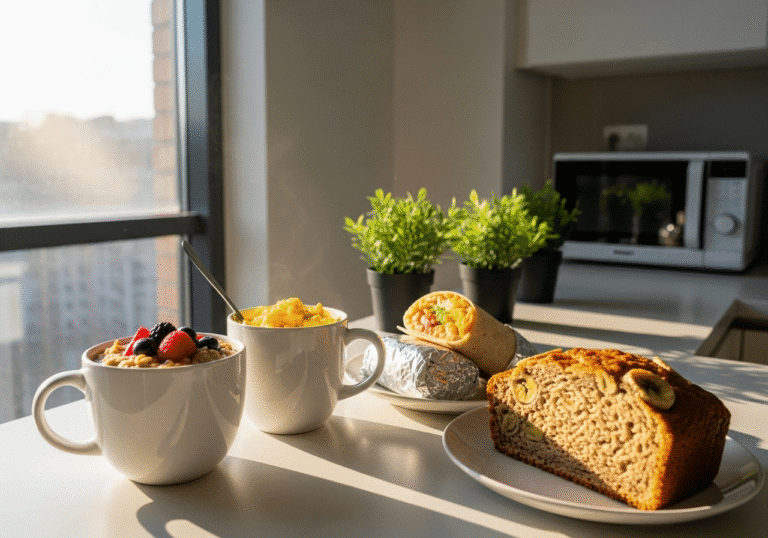 মাইক্রোওয়েভে সকালের নাস্তা