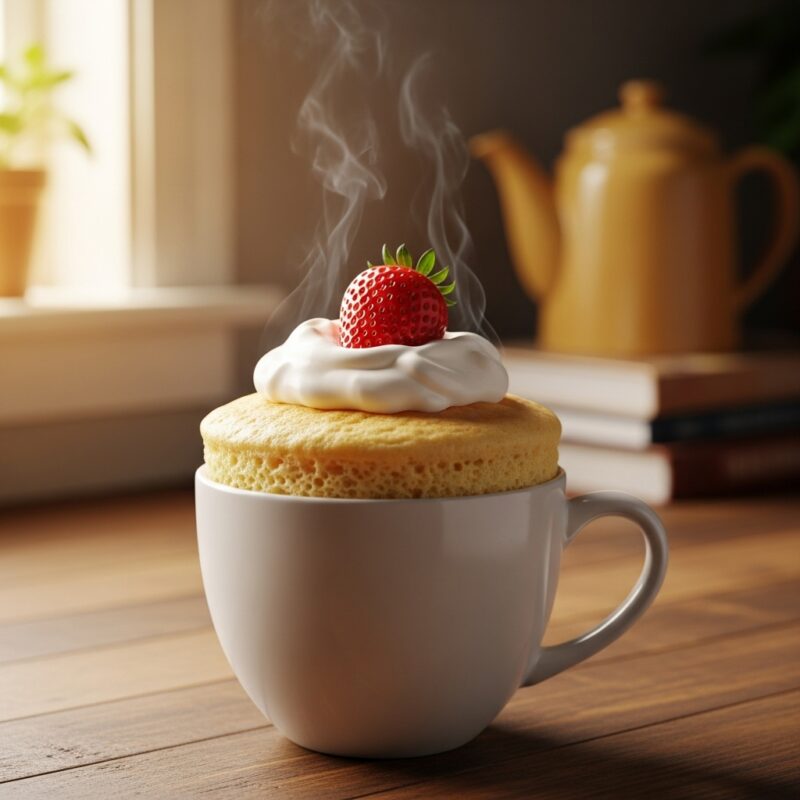 Microwave Mug Cake Perfection.