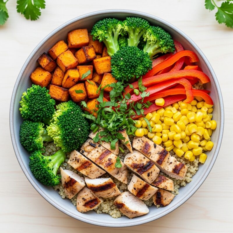 Microwave-Quinoa-Bowl-Healthy-Protein-Meal-Weight-Loss.