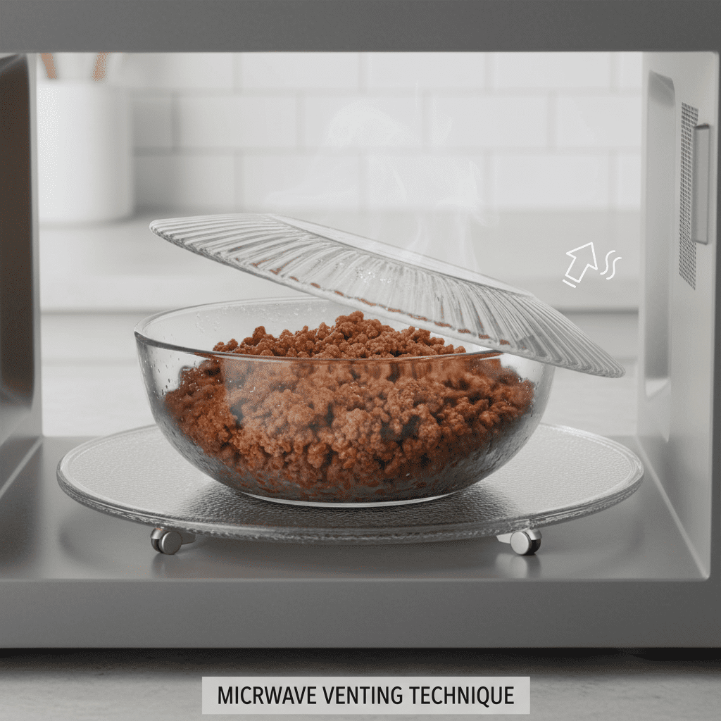 Microwave safe bowl with ground beef loosely covered with plate showing proper venting technique10Conclusion Section (Contextualizing real use)Show the emotional payoff; position these as legitimate family dinnersA warm dinner scene: a busy parent in casual clothes placing a bowl of microwave beef chili on a small dining table where a child is already seated. The table has simple place settings, maybe homework or a laptop pushed to the side. Evening home lighting, authentic weeknight family dinner atmosphere. Photorealistic lifestyle photography showing relief and satisfaction, not staged perfection.Quick Weeknight Dinner with Microwave Beef RecipeParent serving microwave beef chili for easy weeknight family dinner at home tableCore SEO Metadata
Meta Description (139 characters):
Quick microwave beef recipes ready in 15 minutes. Easy tacos, rice bowls, stroganoff & chili for busy weeknights. Actually tastes good!
Strategic Elements:Primary keyword: "microwave beef recipes"
Time benefit: "15 minutes" (addresses primary pain point)
Variety indicator: Lists specific recipes (improves click-through)
Quality reassurance: "Actually tastes good" (overcomes skepticism)
Audience alignment: "busy weeknights"
Emotional hook: Addresses the taste concern directlyAdditional SEO Optimization
Target Keywords (Primary):microwave beef recipes
quick microwave beef recipes
easy ground beef microwave recipes
microwave ground beef mealsTarget Keywords (Secondary):fast beef dinner recipes
microwave dinner recipes with beef
quick ground beef meals
easy beef recipes for busy families
15 minute beef recipesLong-tail Keywords:how to cook ground beef in microwave
microwave beef tacos recipe
microwave beef and rice bowl
can you cook beef in the microwave
quick beef recipes for weeknightsInternal Linking Opportunities:Link to "How to Use a Microwave Oven" guide
Link to "Easy Microwave Meatloaf Recipe"
Link to quick dinner roundup articles
Link to ground beef buying guide
Link to meal prep strategies for busy familiesSchema Markup Recommendations:Recipe schema for each of the 4 recipes (with individual prep/cook times)
ItemList schema for the collection of recipes
HowTo schema for technique sections
FAQ schema for tips and troubleshooting
Video schema if cooking demonstration videos added later
Aggregate rating schema once user reviews accumulateImplementation Guidelines
Image Optimization Technical Specs:File format: WebP primary with JPEG fallback for compatibility
Hero image: 1200x800px, under 220KB compressed
Recipe result images: 1000x750px, under 180KB each
Process/instruction images: 800x600px, under 130KB each
Compression: 80-85% quality retained
Lazy loading: Enabled for images 5-10
Descriptive filenames: microwave-beef-tacos-recipe-finished.webpAccessibility & Performance Standards:All images include natural, keyword-rich alt text
No critical recipe information embedded in images
Color contrast minimum 4.5:1 for any text overlays
Mobile-responsive sizing with srcset for multiple resolutions
Preload hero image for optimal Largest Contentful Paint (LCP)
Explicit width/height attributes to prevent Cumulative Layout Shift (CLS)User Experience Enhancements:"Jump to Recipe" buttons for each of the 4 recipes
Recipe card format with print option for each
Pinterest-optimized tall images (2:3 ratio) for sharing
Image zoom capability on result photos
Social share preview optimization (OG:image meta tags)
"Pin It" hover overlay on recipe result images
Gallery view option for browsing all 4 recipesSuccess Metrics & KPIs
Primary Performance Indicators:Organic CTR: Target 5.8%+ (recipe collections typically perform well)
Average time on page: Target 6+ minutes (multiple recipes = longer engagement)
Scroll depth: Target 75%+ reach at least 2 recipes
Bounce rate: Target under 52%
Recipe card prints/saves: Track via analytics eventsEngagement Metrics:Pinterest saves per recipe (strong adoption indicator)
"Jump to Recipe" clicks vs. full article reads
Image interaction rate (clicks, zooms, gallery views)
Return visitor rate within 14 days (suggests successful cooking)
Comment engagement on recipe variations/results
Which recipe gets most engagement (informs future content)Search Performance Goals:Featured snippet capture for "microwave beef recipes"
Recipe carousel inclusion in SERPs
"People Also Ask" box appearance for method questions
Image pack visibility for "quick beef dinner" searches
Voice search optimization for "how do I cook beef quickly"
Position zero for "can you cook ground beef in microwave"Conversion Tracking:Email signup from recipe cards
Related recipe clicks (internal traffic flow)
Ingredient shopping list interactions (if affiliate links added)
Social shares by platform and by individual recipe
Print button usage per recipeContent Refresh Strategy
Monthly Reviews:Monitor user comments for common questions/issues
Track which recipes get most engagement
Update cook times based on user feedback patterns
Add user tips/variations to relevant sections
Respond to comments to build communityQuarterly Updates:Refresh recipe result images if better photography available
Add seasonal recipe variations (summer vs. winter adaptations)
Update "related recipes" recommendations based on site growth
Test new beef recipes using microwave method
Add nutritional information if users request it
Incorporate trending ingredients or flavor profilesSemi-Annual Refresh:Complete metadata review and keyword re-optimization
Analyze which recipes are most/least popular
Consider removing underperforming recipes or replacing them
Add video tutorials for top-performing recipes
Refresh introduction to reflect current user pain points
Update competitive differentiation based on SERP changesAnnual Strategy Review:Comprehensive image refresh with updated food photography
Split testing of different hero image compositions
A/B test recipe order (most popular first vs. easiest first)
Consider expanding into microwave beef recipe series
Evaluate whether to split into separate recipe posts
Update all timestamps and seasonal referencesCompetitive Differentiation Strategy
Key Advantages to Emphasize in Visuals:Realistic photography: Show actual microwave-cooked results, not idealized stovetop versions
Process transparency: Include mid-cooking shots that competitors skip
Variety demonstration: Hero image showing all 4 options together (rare in recipe content)
Authentic context: Lifestyle shot showing real busy family use case
Technique education: Visual demonstration of critical success factors (draining, stirring, covering)Visual Competitive Edge:Most competitors show only finished dishes; we show process
Include the "unsexy" but necessary steps (draining grease)
Demonstrate proper equipment setup (covering technique)
Show ingredient accessibility (no exotic items)
Realistic portion sizes and everyday platingContent Positioning:Acknowledge method skepticism upfront (builds trust)
Set realistic expectations vs. traditional cooking
Emphasize time savings with specific minutes
Focus on "good enough" philosophy for busy families
Provide troubleshooting before problems occurMulti-Platform Optimization
Pinterest Strategy:Create vertical 2:3 ratio versions of all recipe result images
Add text overlays: "15-Minute Microwave Beef Tacos"
Design multi-recipe pin showing all 4 options
Include "Quick Weeknight Dinners" in pin descriptions
Target boards: Quick Dinners, Ground Beef Recipes, Microwave CookingInstagram/Social Media:Square crop versions (1:1) of hero and recipe images
Behind-the-scenes process shots for Stories/Reels
Before/after transformation images
User-generated content opportunities (#MicrowaveBeefRecipes)
Carousel posts featuring all 4 recipesFacebook:Recipe card optimized for Facebook's recipe format
Shareable quote graphics: "Dinner in 15 minutes? It's possible."
Community engagement posts asking for favorite quick recipes
Video snippets showing microwave cooking processYouTube/Video (Future Enhancement):60-second quick recipe demos for each dish
"Microwave Beef Cooking 101" longer tutorial
Time-lapse of full cooking process
Troubleshooting common problems videoThis comprehensive visual strategy transforms skepticism about microwave beef cooking into confidence through transparent, appetizing imagery while maximizing discoverability across search engines and social platforms. The multi-recipe format provides exceptional value density, encouraging bookmarking and return visits.RetryClaude can make mistakes. Please double-check responses.