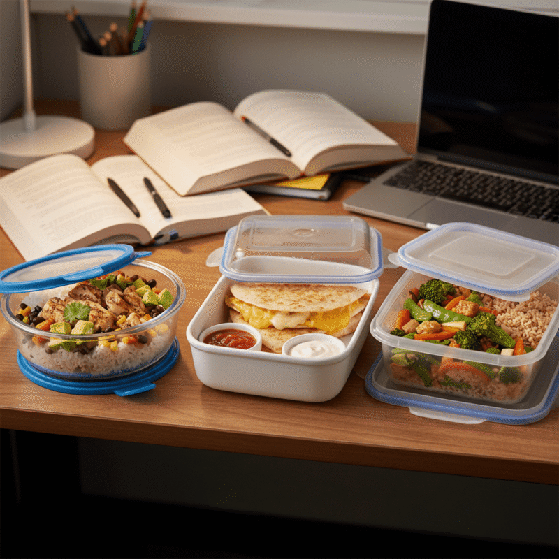 Flexible ingredient substitutions for microwave cooking when living in hostel